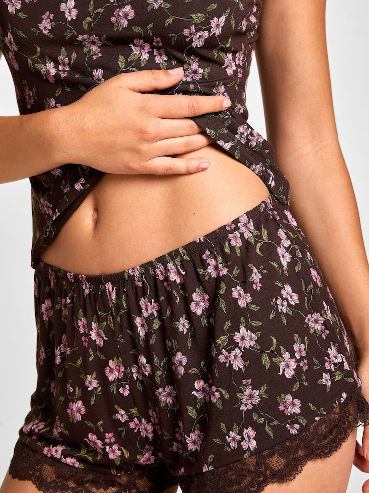 Hunkemöller Brown Nana Pyjamas Set - Image 2 of 5 Hunkemöller Brown Nana Pyjamas Set - Image 2 of 5