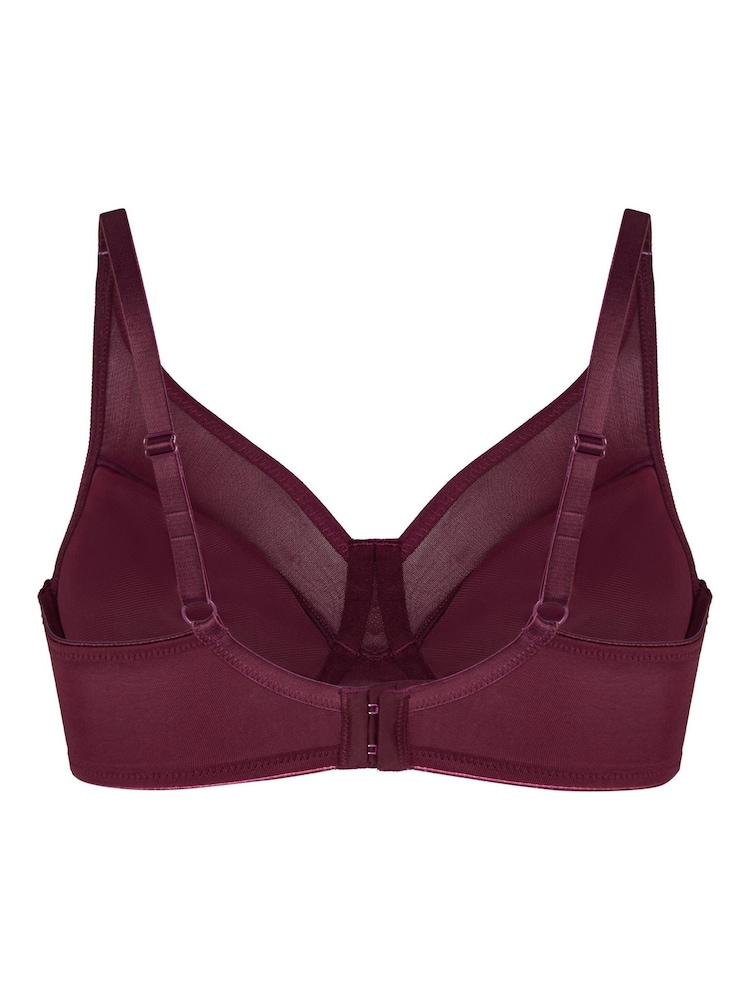 Hunkemöller Purple Nina Non Padded Underwired Minimizer Bra - Image 5 of 5 Hunkemöller Purple Nina Non Padded Underwired Minimizer Bra - Image 5 of 5