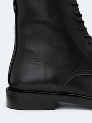 AllSaints Black Tanner Lace Boots - Image 3 of 4