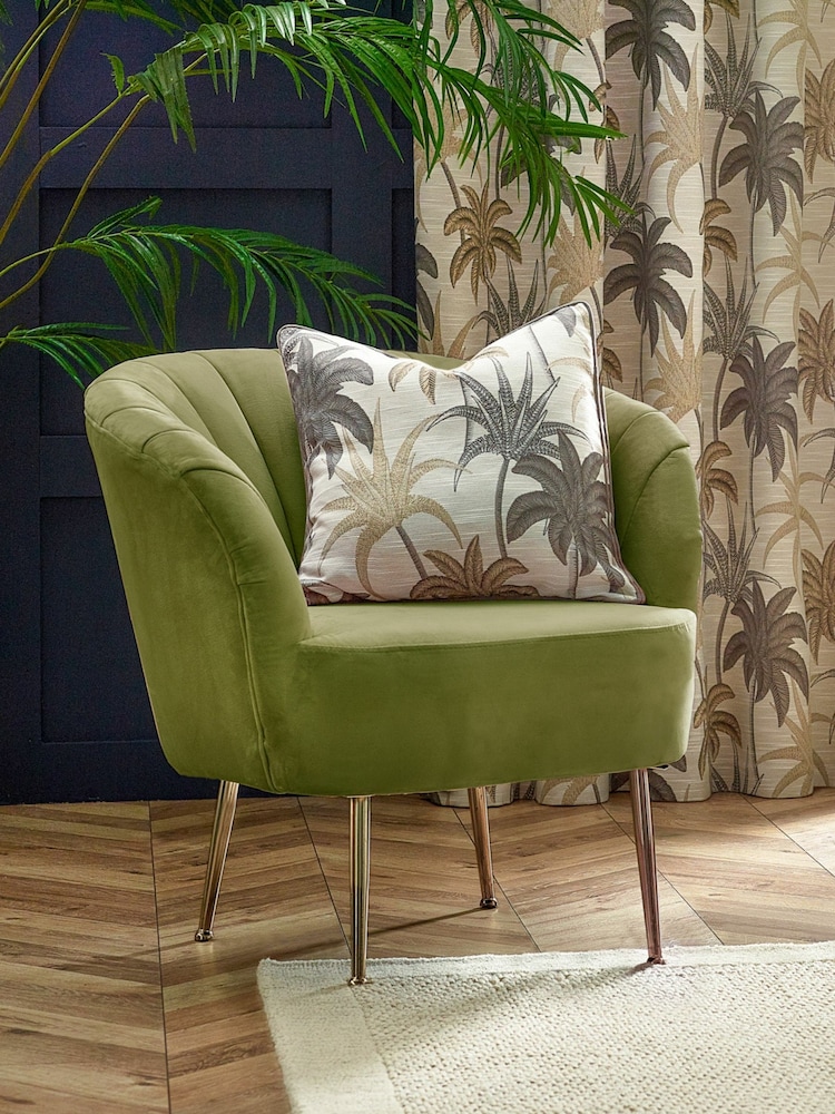 Wylder Galapagos Tropical Jacquard Cushion - Imagen 2 de 5