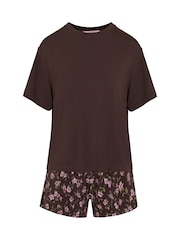 Hunkemoller Brown Loose Pyjamas Set - Image 4 of 5