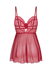 Hunkemoller Red Isabelle Babydoll - Image 5 of 5