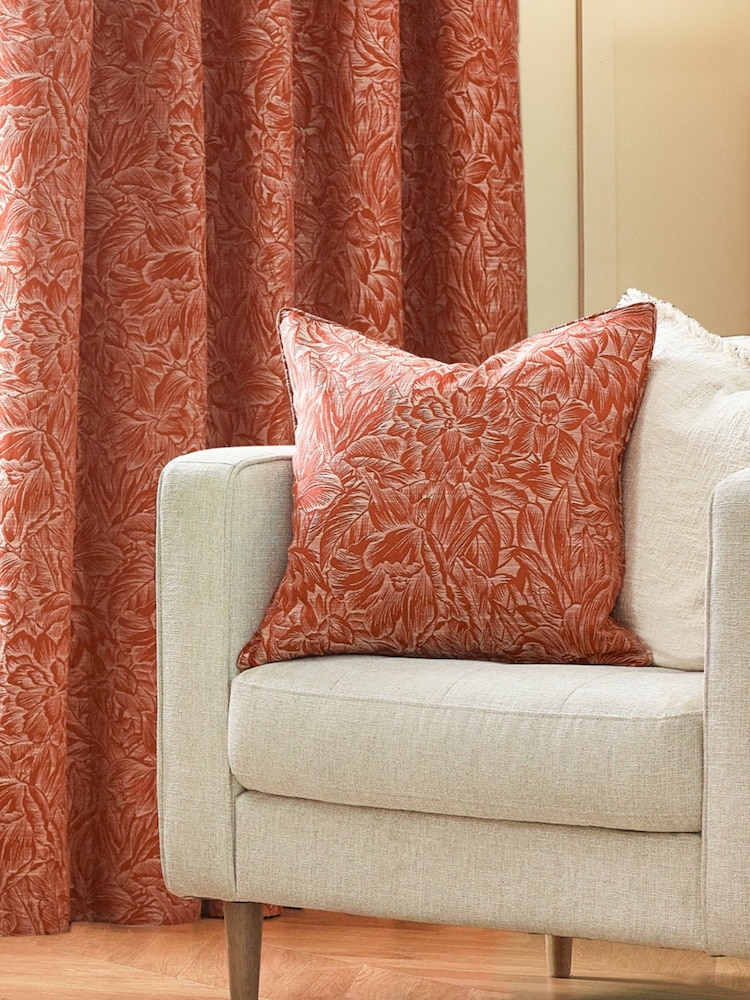 Wylder Brick Grantley Jacquard Cushion - Image 5 of 5