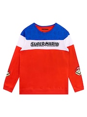 Character Orange/Grey 100% Cotton Super Mario Joggers Set - Image 2 of 5