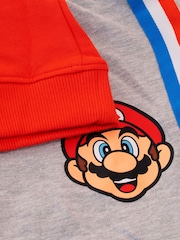 Character Orange/Grey 100% Cotton Super Mario Joggers Set - Image 5 of 5