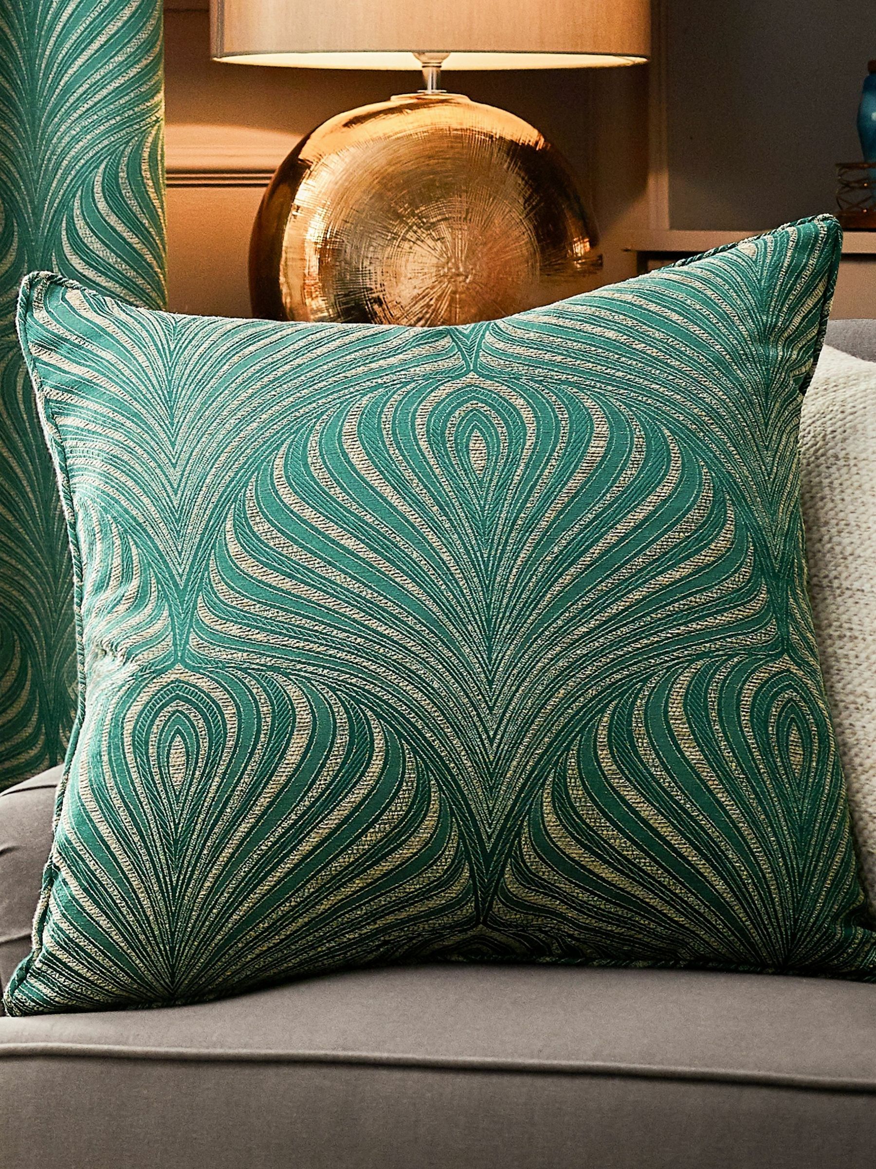 Riva Paoletti Palermo Cuscino Quadrato 45x45 Cm - Polvere D'Oro Con Lucentezza Metallica - Morbido In Viscosa E Poliestere, Incluso Imbottitura