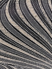 Riva Paoletti Black Gatsby Jacquard Cushion - Image 5 of 6