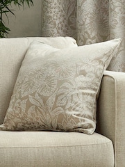 Wylder Nature Natural Bali Botanical Jacquard Cushion - Image 1 of 6