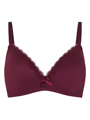 Hunkemoller Dark Purple Non Wired Lola Padded Bra - Image 4 of 5