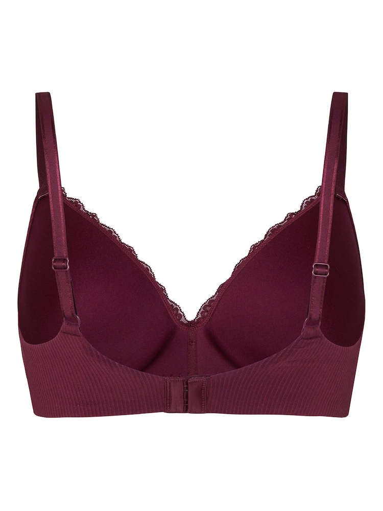 Hunkemoller Dark Purple Non Wired Lola Padded Bra - Image 5 of 5