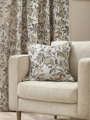 Wylder Natural Pomegranate Floral Jacquard Cushion - Image 2 of 5