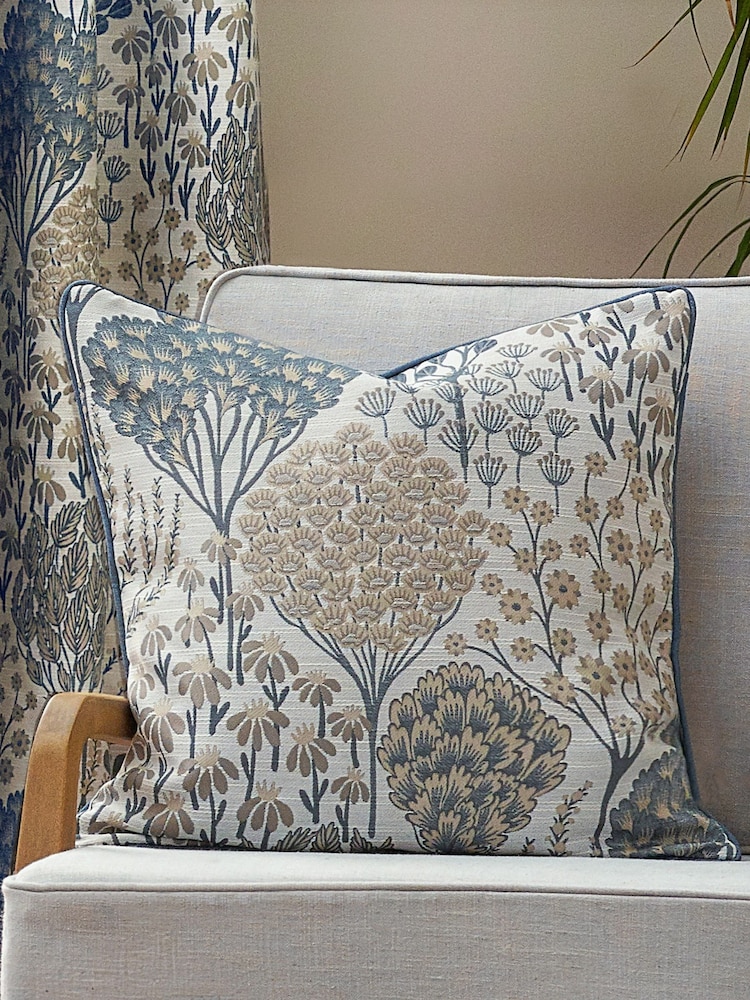 Wylder Wedgewood Ophelia Floral Jacquard Cushion - Image 1 of 5
