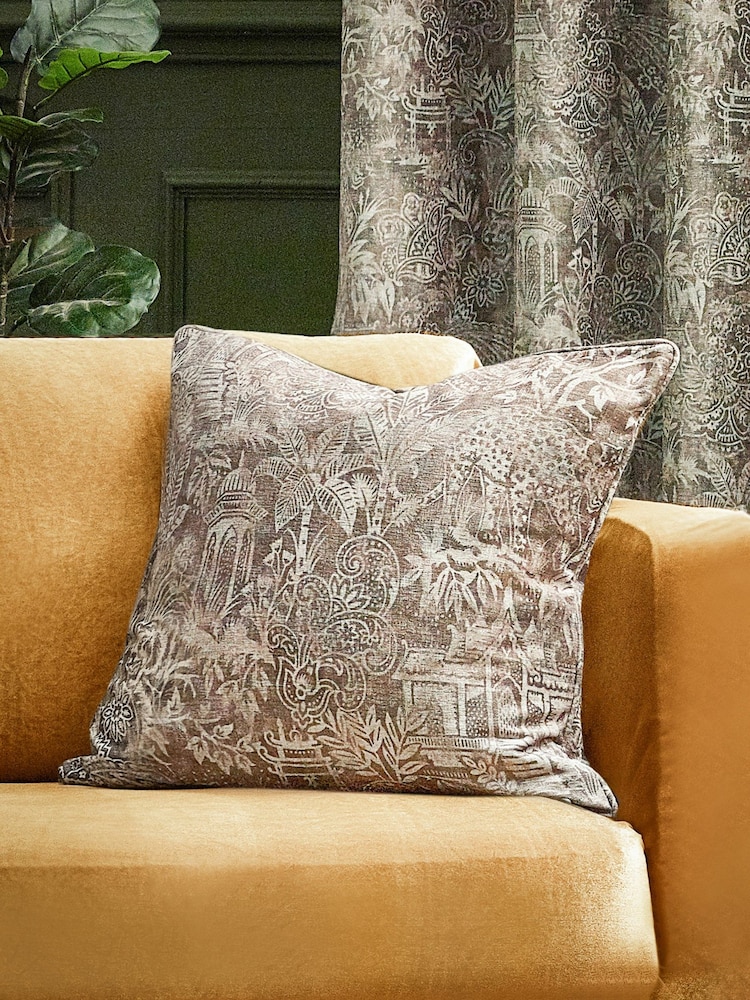 Wylder Linen Bengal Chenille Cushion - Image 1 of 5 Wylder Linen Bengal Chenille Cushion - Image 1 of 5