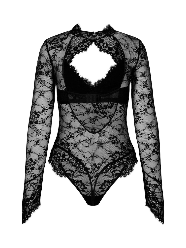 Hunkemoller Black Cleo Body - Image 6 of 6 Hunkemoller Black Cleo Body - Image 6 of 6