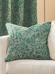Wylder Emerald Grantley Jacquard Cushion - Image 1 of 5