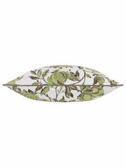 Wylder Green Pomegranate Floral Jacquard Cushion - Image 4 of 5