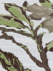 Wylder Green Pomegranate Floral Jacquard Cushion - Image 5 of 5