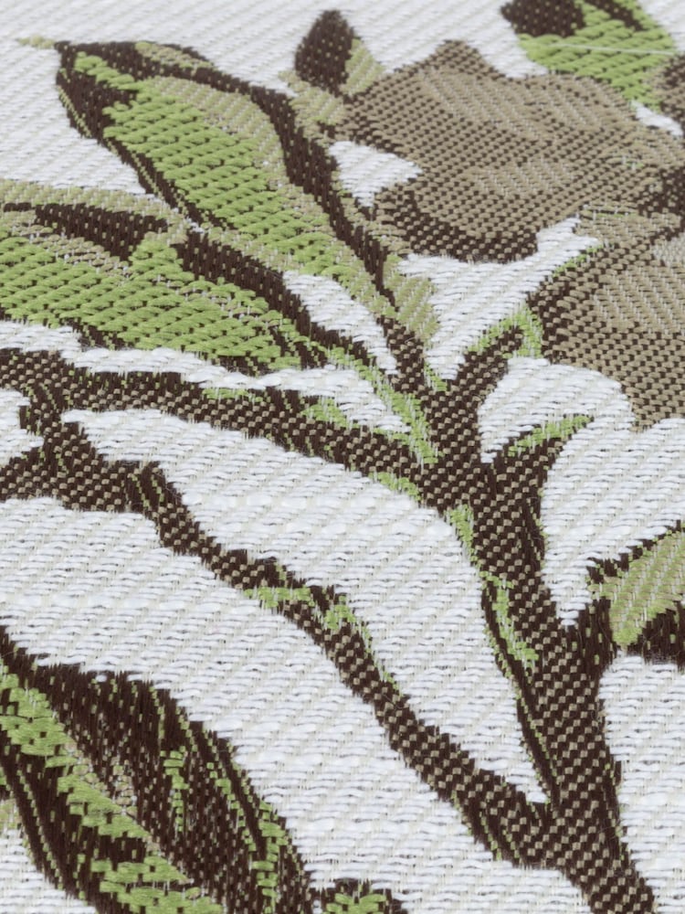 Wylder Green Pomegranate Floral Jacquard Cushion - Image 5 of 5