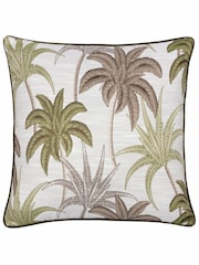 Wylder Green Galapagos Tropical Jacquard Cushion - Image 2 of 5