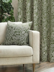 Wylder Olive Bali Botanical Jacquard Cushion - Image 2 of 5