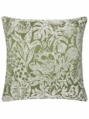 Wylder Olive Bali Botanical Jacquard Cushion - Image 3 of 5