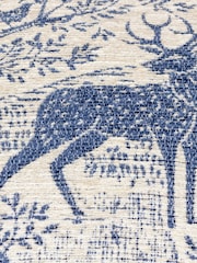 Furn Midnight Winter Woods Animal Chenille Cushion - Image 6 of 6
