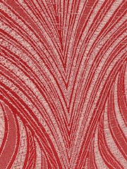 Riva Paoletti Terracotta Gatsby Jacquard Eyelet Cushion - Image 6 of 6
