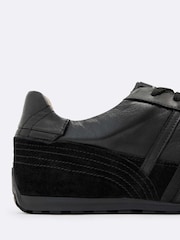 AllSaints Black Liam Lace Up Trainers - Image 4 of 4
