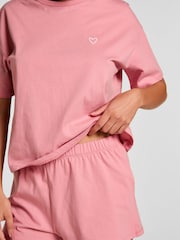 Hunkemoller Pink Cotton Pyjamas Set - Image 2 of 5