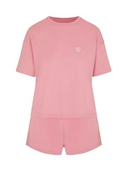 Hunkemoller Pink Cotton Pyjamas Set - Image 4 of 5