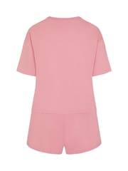 Hunkemoller Pink Cotton Pyjamas Set - Image 5 of 5
