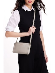 kate spade new york Small Grey Knott Pebbled Leather Cross-Body Bag - Image 1 of 5