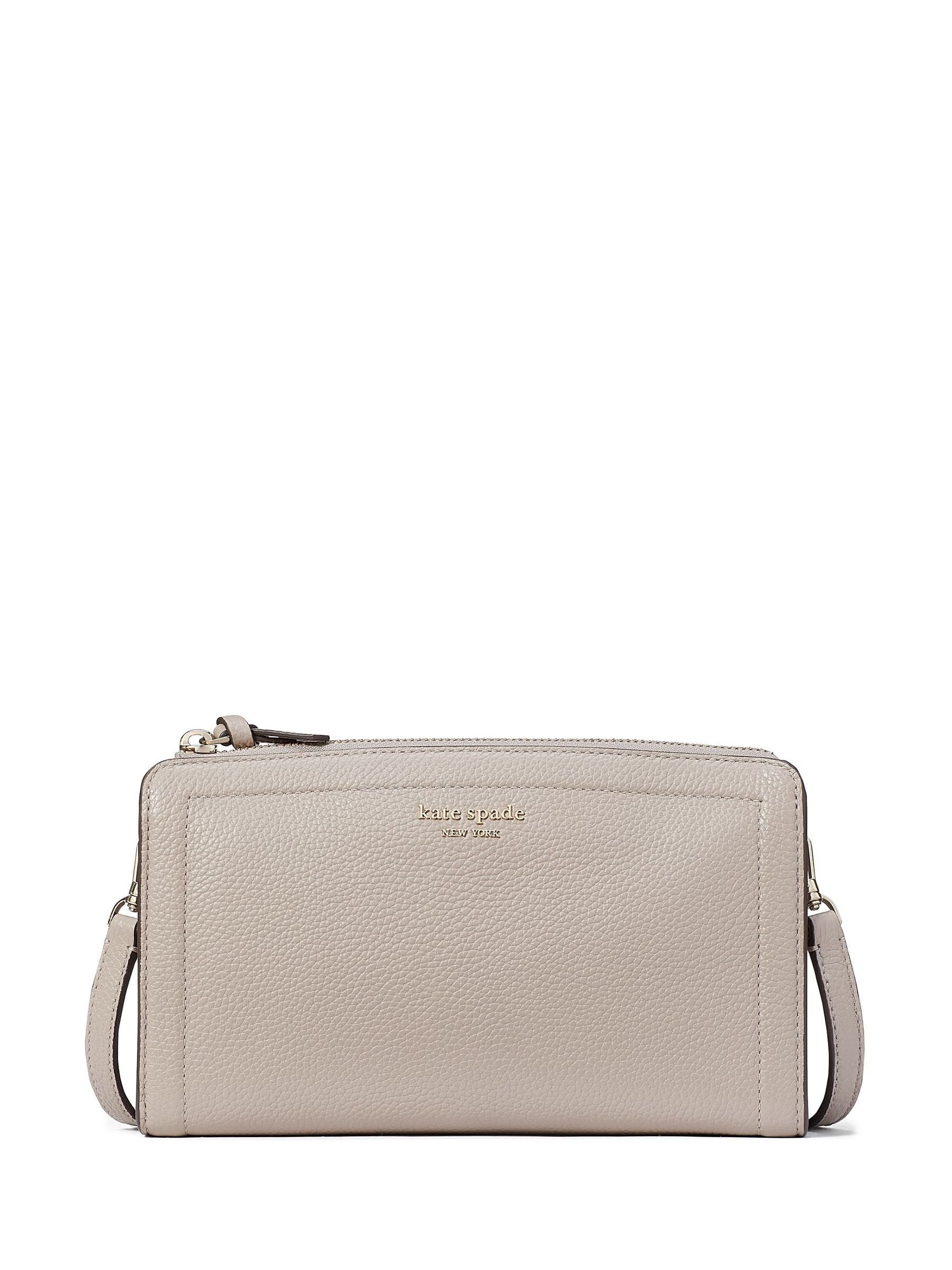 Buy kate spade new york Small Grey Knott Pebbled Leather Cross Body Bag from Next USA