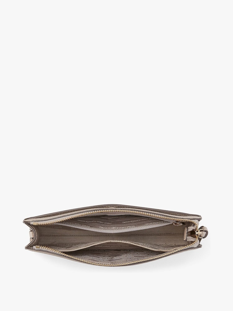 kate spade new york Small Grey Knott Pebbled Leather Cross-Body Bag - Image 5 of 5
