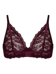 Hunkemoller Purple Aveline Non-Padded Underwired Bra - Image 6 of 6