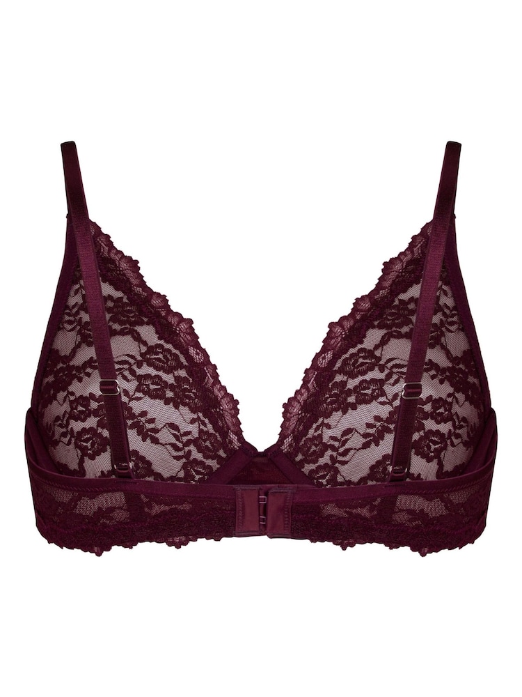 Hunkemoller Purple Aveline Non-Padded Underwired Bra - Image 6 of 6 Hunkemoller Purple Aveline Non-Padded Underwired Bra - Image 6 of 6