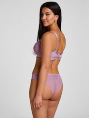 Hunkemoller Purple Brazilian Naomi Knickers - Image 3 of 5