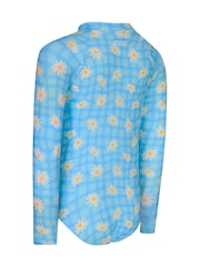 Zoggs Blue Kids Girls Paddle Swimsuit - Image 7 of 7