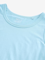 Light Blue 100% Cotton Vest - Image 7 of 7