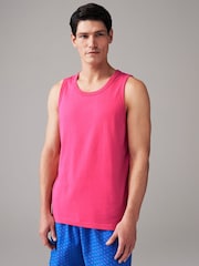 Pink 100% Cotton Vest - Image 1 of 7