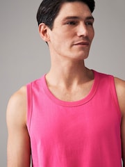 Pink 100% Cotton Vest - Image 4 of 7