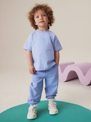 Blue 100% Cotton Short Sleeve Appliqué T-Shirt (3mths-7yrs) - Image 2 of 6