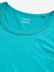 Aqua Blue 100% Cotton Vest - Image 6 of 7