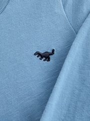 Blue Long Sleeve Plain T-Shirt (3mths-7yrs) - Image 3 of 3