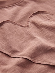 Brown 100% Cotton Short Sleeve Appliqué T-Shirt (3mths-7yrs) - Image 6 of 6