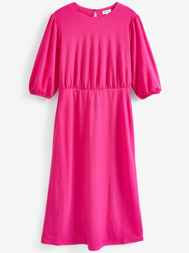 Fushsia Pink Tea Dress - Image 1 of 1