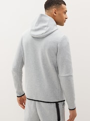 Nike Grey Tech Fleece Zip Through Hoodie - Image 2 of 5