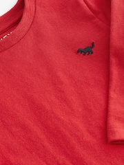 Red Long Sleeve Plain T-Shirt (3mths-7yrs) - Image 3 of 3