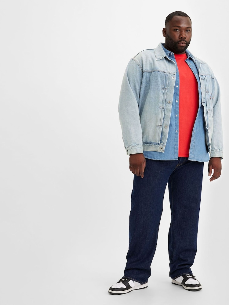 Levi's® Blue 501® Big & Tall Straight Fit 100% Cotton Jeans - Image 1 of 3