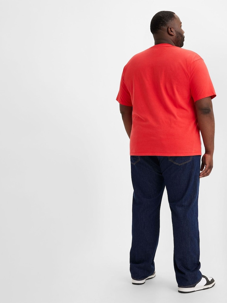 Levi's® Blue 501® Big & Tall Straight Fit 100% Cotton Jeans - Image 2 of 3